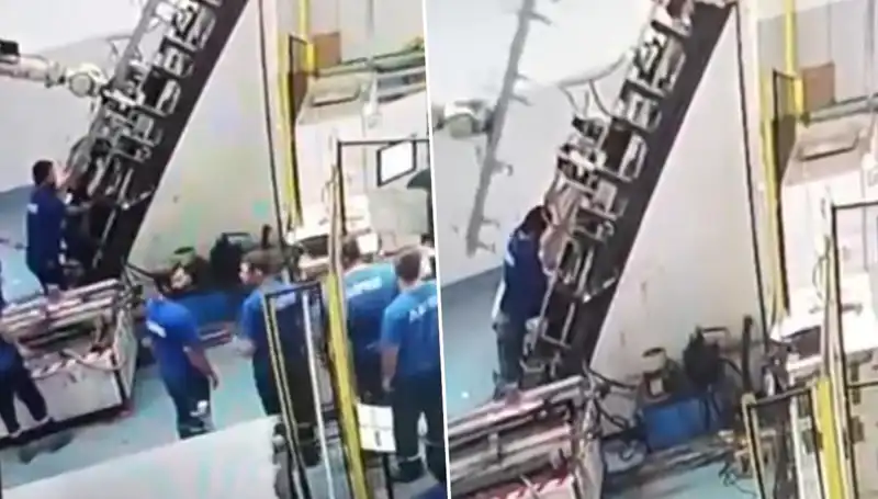 Fabrikada Korkunç Kaza: Makine Sırtına Saplandı, Sağlık Durumu Kritik!