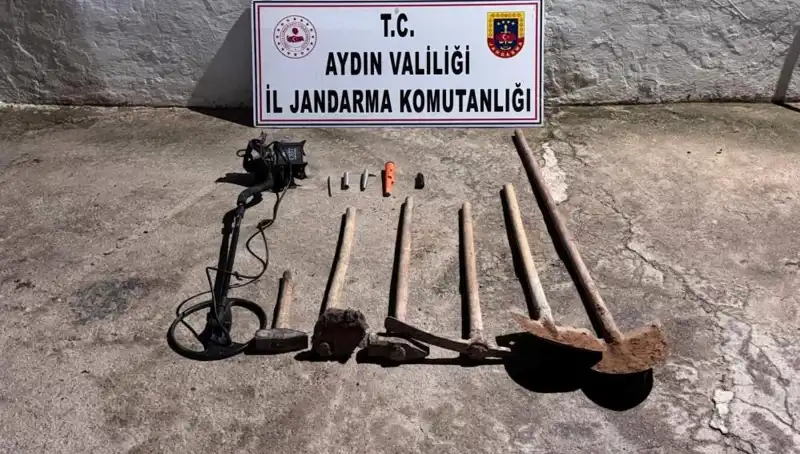 Aydın'da Yasadışı Kaçak Kazı Operasyonu: Suçüstü Yakalandılar!
