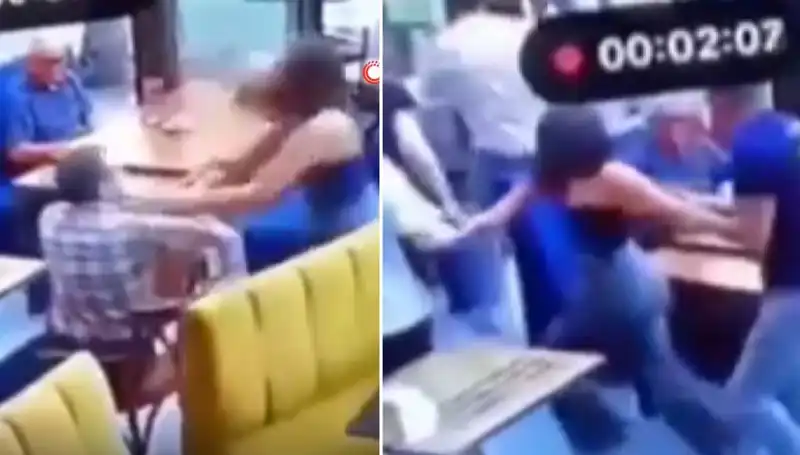 Garsonuna Tokat Atan Müşteri, Restoran Çalışanlarından Dayak Yedi!