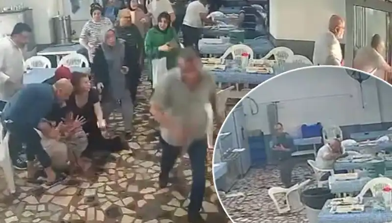 Yemekhanede Deprem Anı: Bazısı Bayıldı, Bazısı Kaçtı, O Yemeğini Bırakmadı