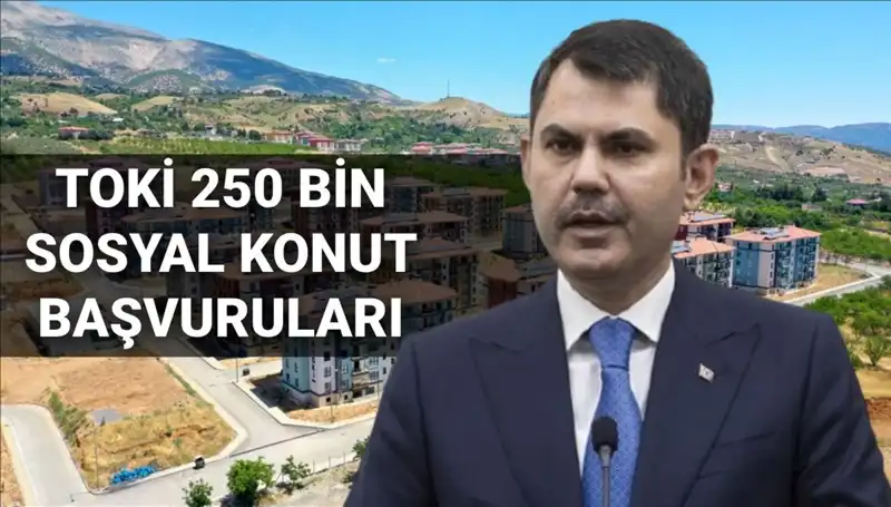 2025’te TOKİ 250 Bin Sosyal Konut Başvurusu İçin Tarih Açıklandı!