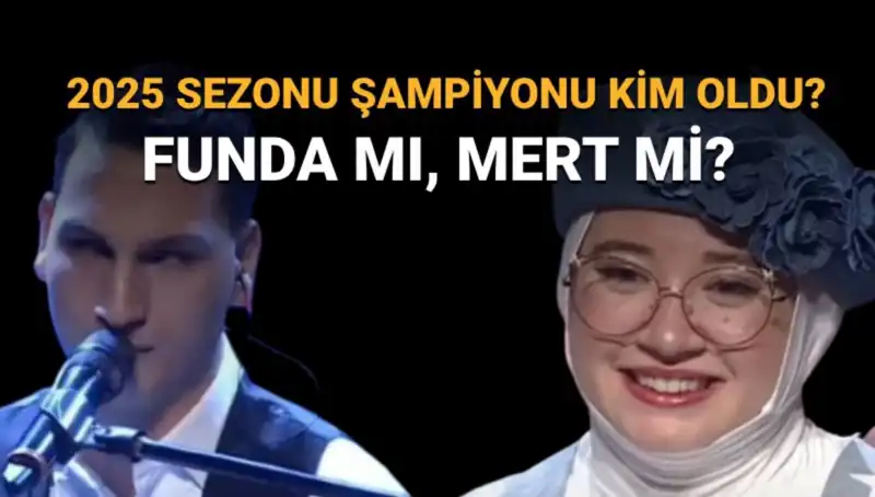 O Ses Türkiye 2025: Şampiyon Funda mı Mert mi? Büyük Finalde Herkes Pür Dikkat!