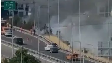 Korkutan Olay: Anadolu Otoyolu'nda Sigara İzmariti Yangın Çıkardı!