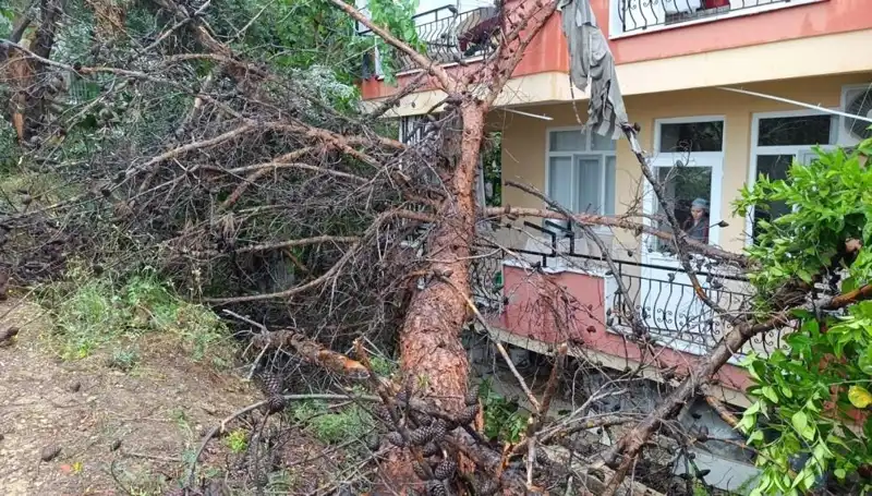 Yağmurun Zorlayıcılığı: Yıkılan Bina ve Şaşkınlık Yaratan Manzaralar